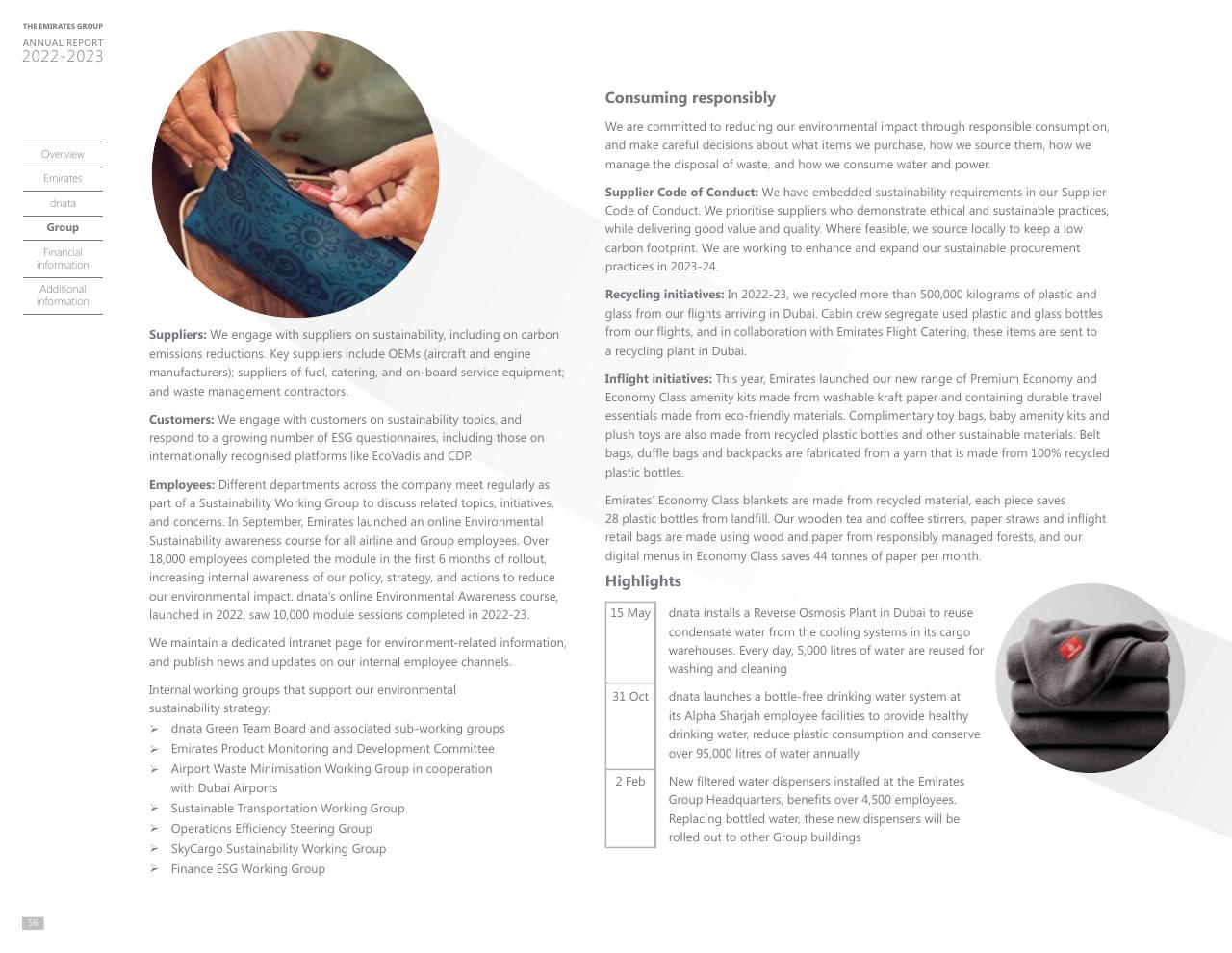 Text slide 52 from Annual Report 2023 2022
