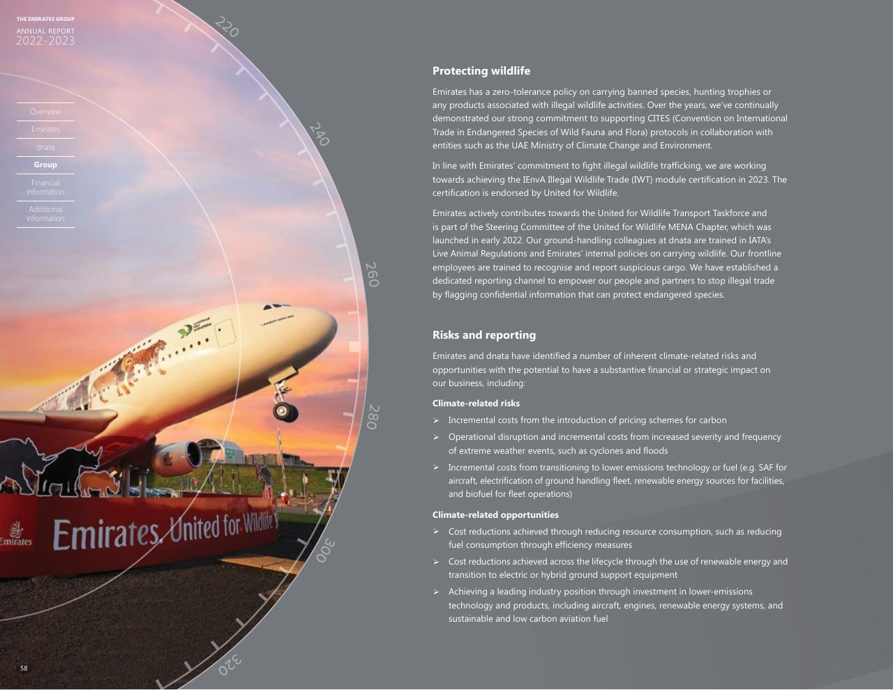 Text slide 54 from Annual Report 2023 2022