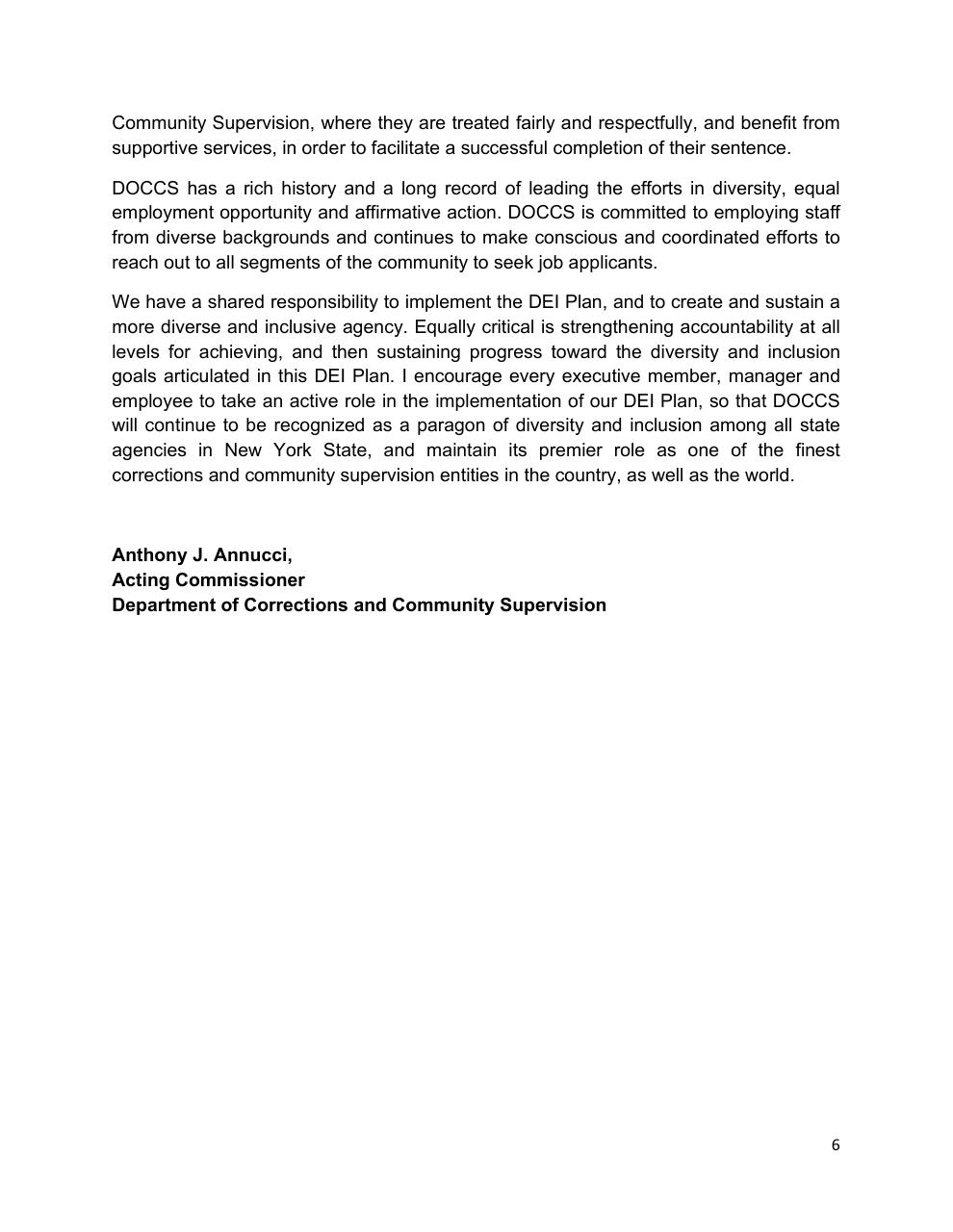 Text slide 6 from Diversity Equity And Inclusion Five Year Strategic Plan 2021 2025