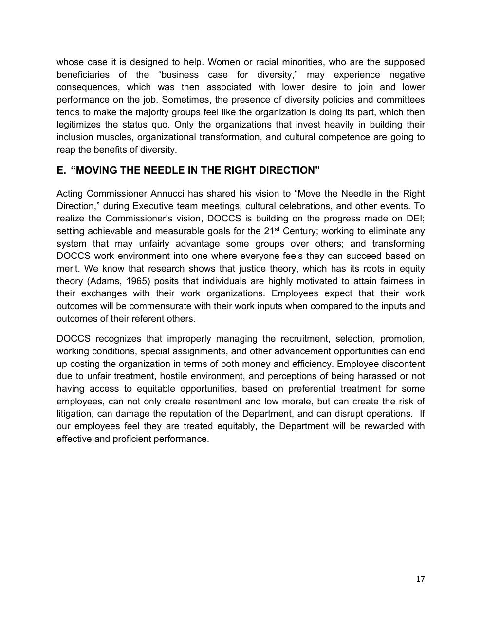 Text slide 17 from Diversity Equity And Inclusion Five Year Strategic Plan 2021 2025