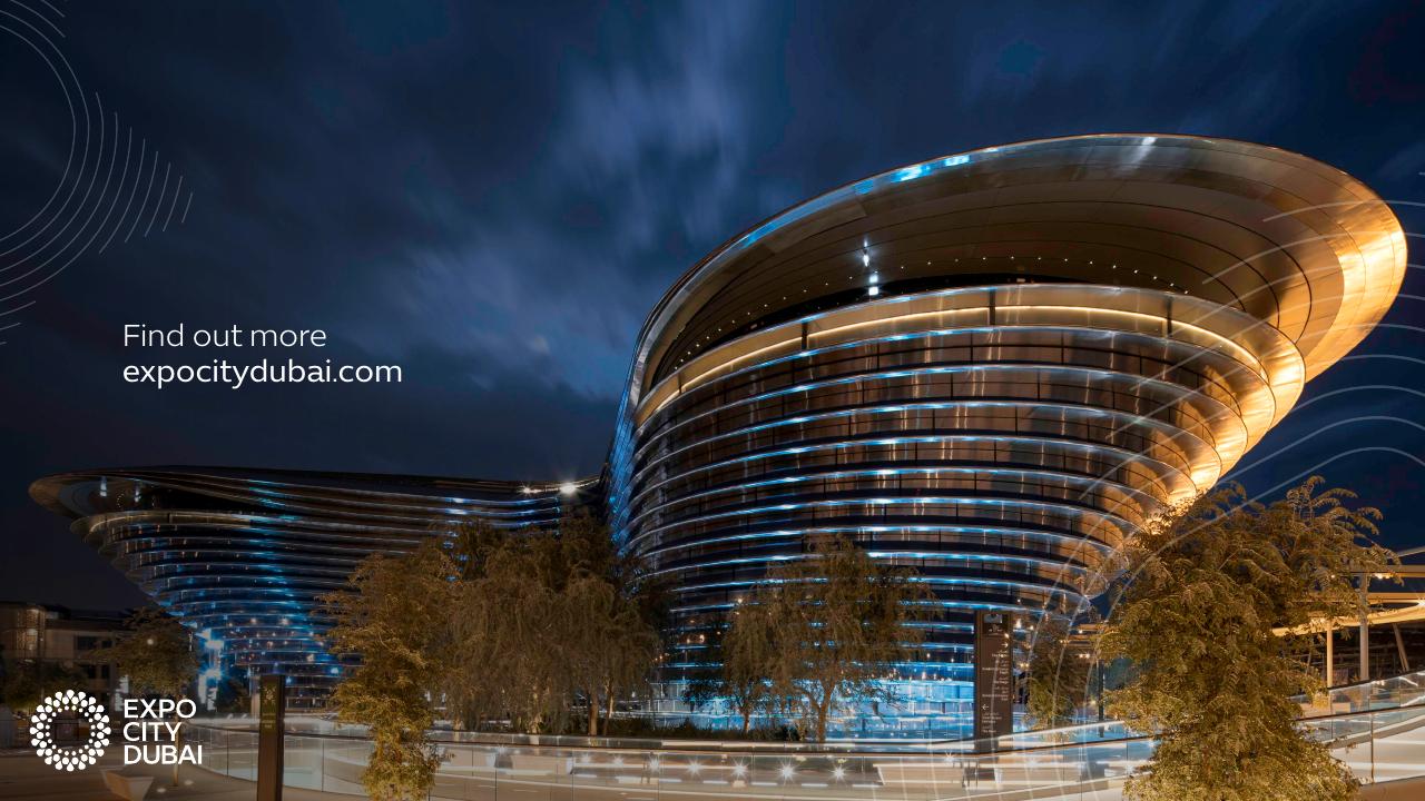 Cover slide 31 from Expo City Dubai Decarbonisation Roadmap