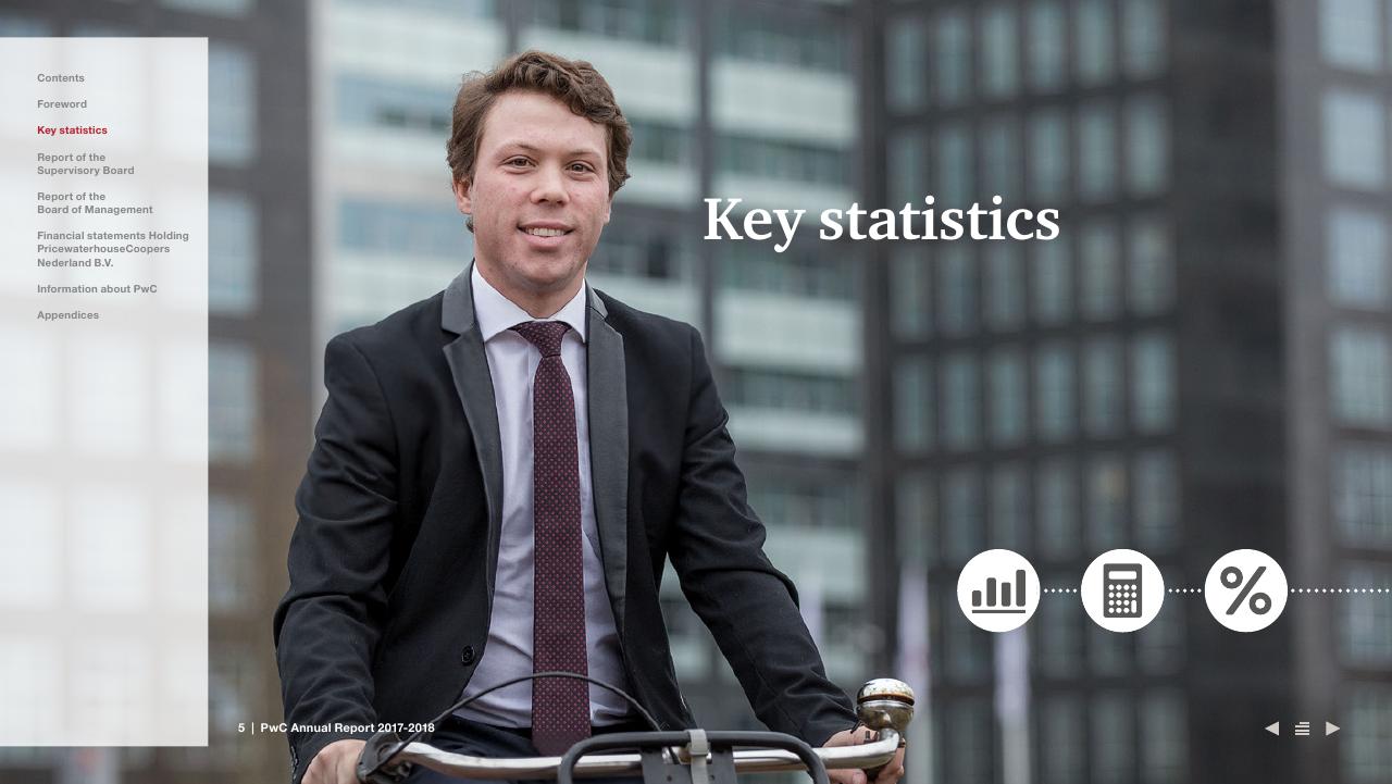 Section Divider slide 5 from 2017 2018 PwC Annual Report PwC