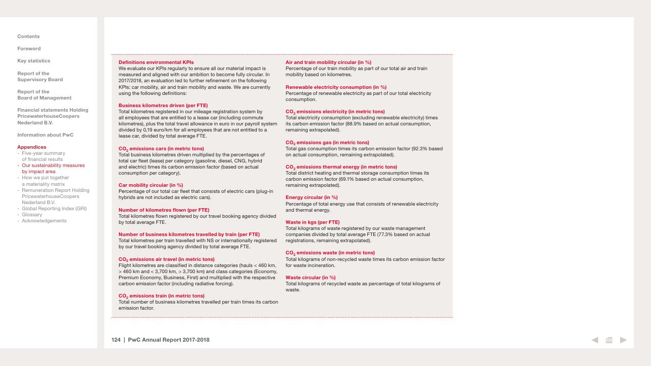 Text slide 124 from 2017 2018 PwC Annual Report PwC