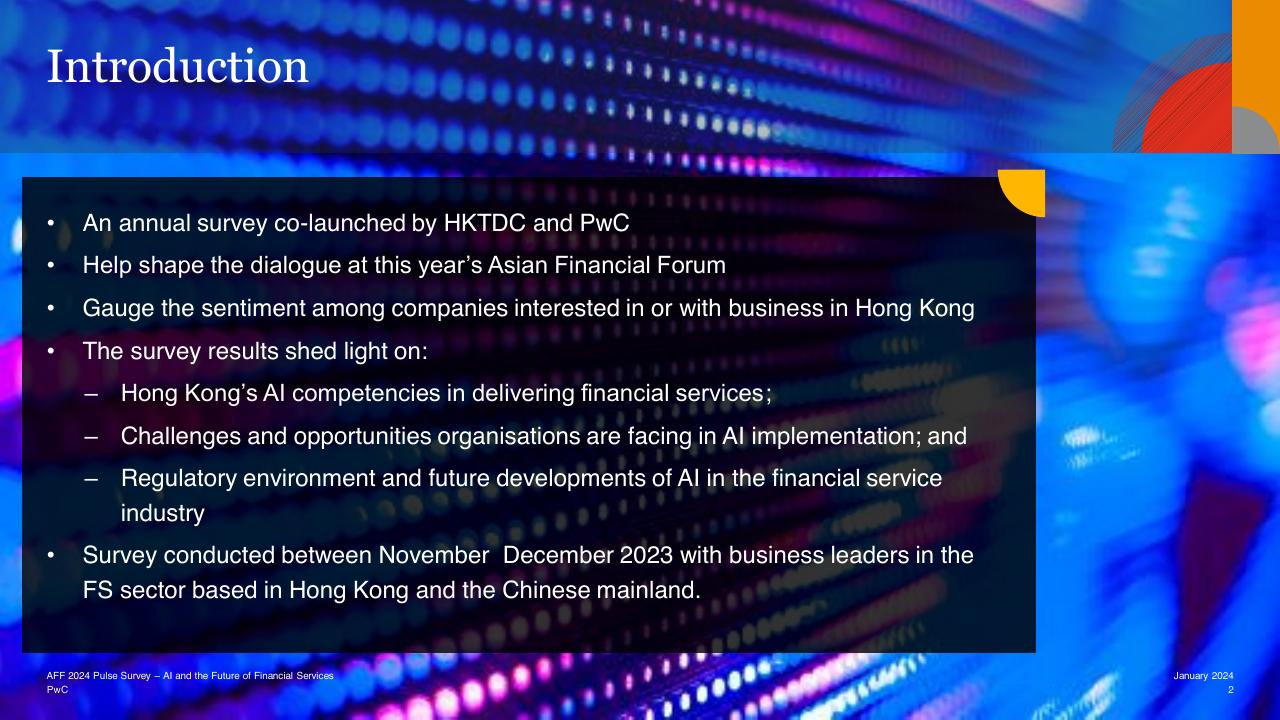 Text slide 2 from Aff 2023 Hktdc And Pwcs Joint Pulse Survey PwC