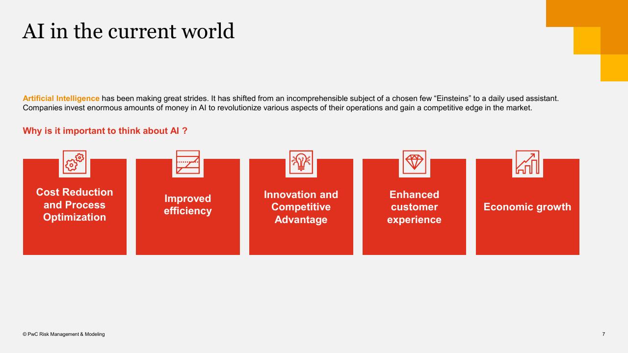 Dashboard slide 7 from Ai_ml Use In Risk Management And Compliance PwC Actuarial Risk Quants PwC
