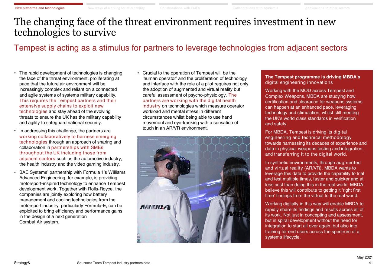 Text slide 41 from Assessment Of The Expected Economic Impact Of The Tempest Programme 2021 2050 PwC