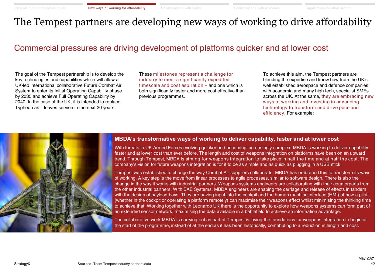 Text slide 42 from Assessment Of The Expected Economic Impact Of The Tempest Programme 2021 2050 PwC