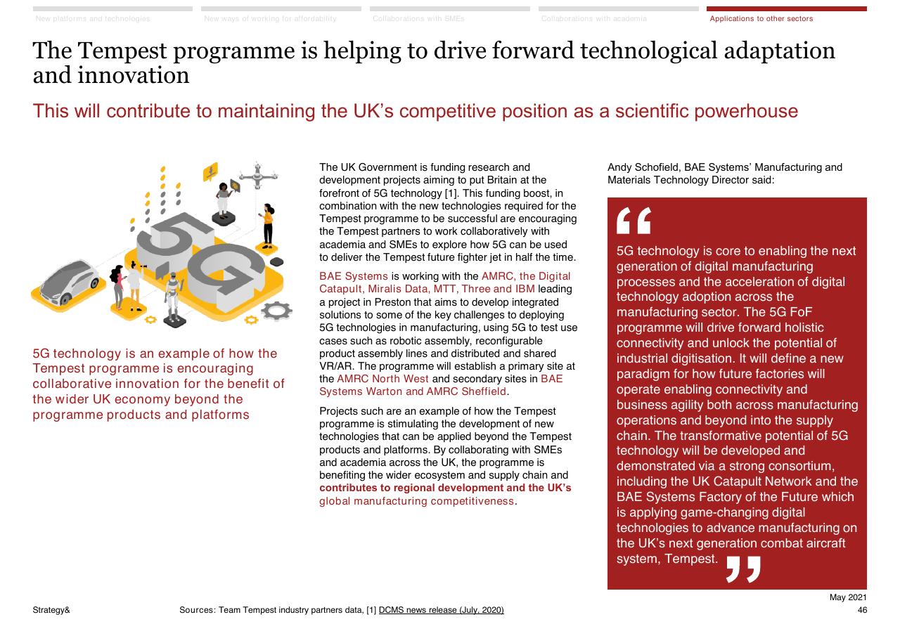 Text slide 46 from Assessment Of The Expected Economic Impact Of The Tempest Programme 2021 2050 PwC