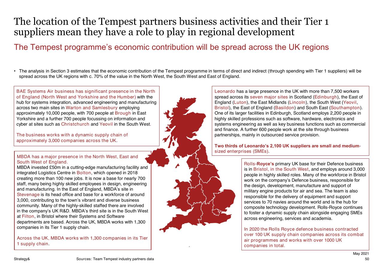 Text slide 50 from Assessment Of The Expected Economic Impact Of The Tempest Programme 2021 2050 PwC