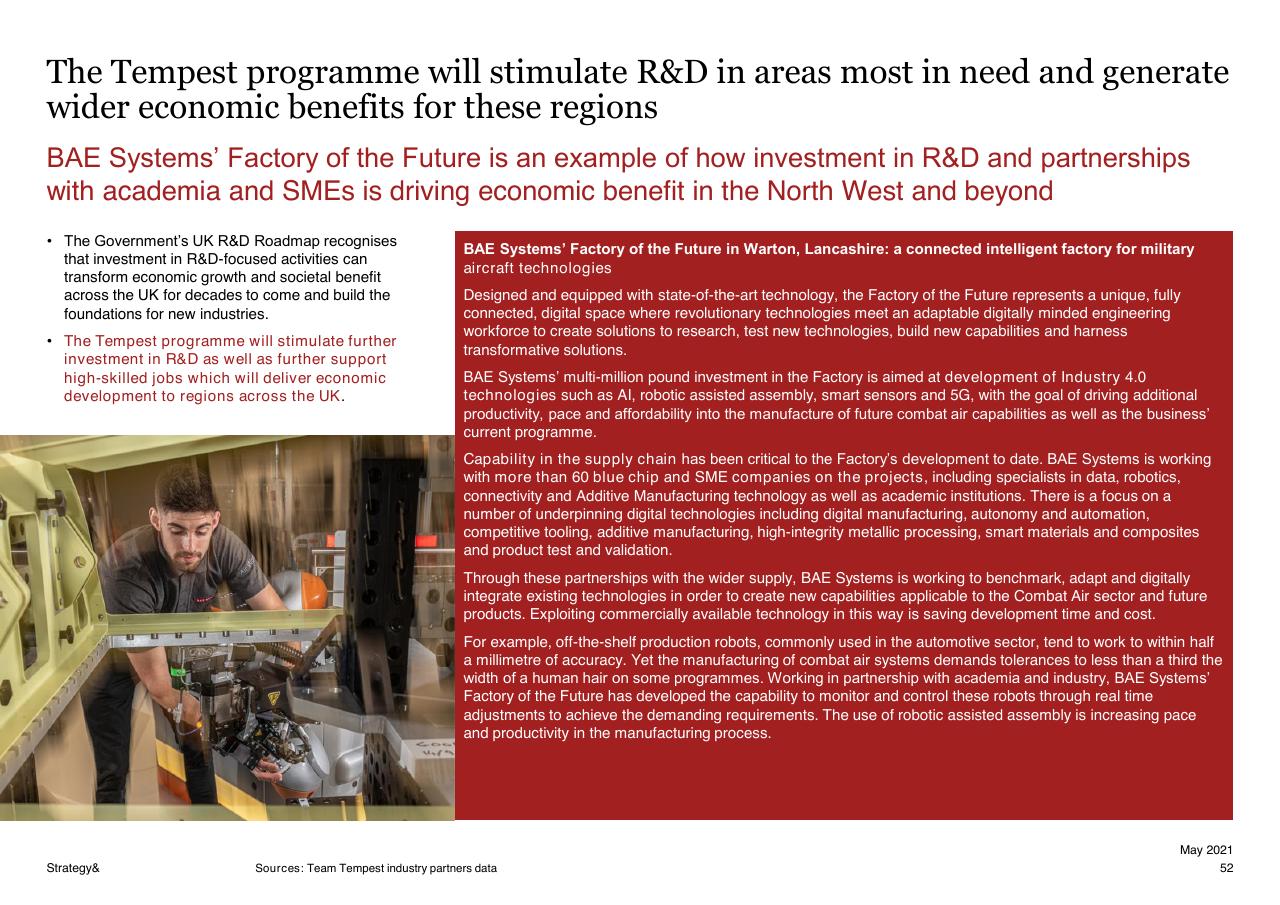Case Study slide 52 from Assessment Of The Expected Economic Impact Of The Tempest Programme 2021 2050 PwC