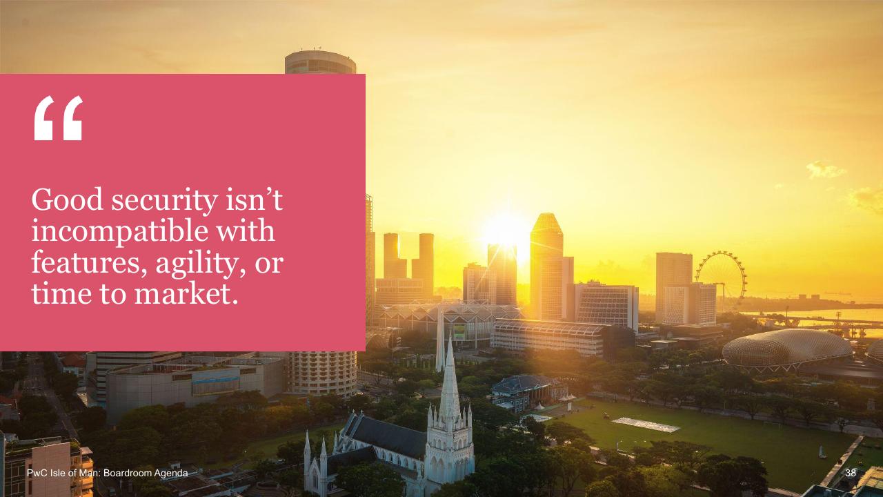 Quote slide 38 from Boardroom Agenda PwC