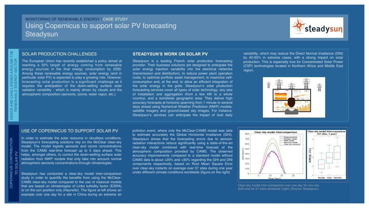 Case Study slide 107 from Copernicus Market Report February 2019 PwC