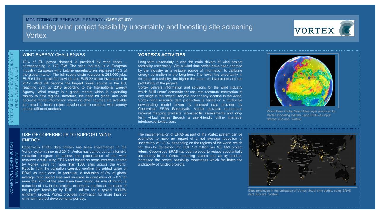 Case Study slide 108 from Copernicus Market Report February 2019 PwC