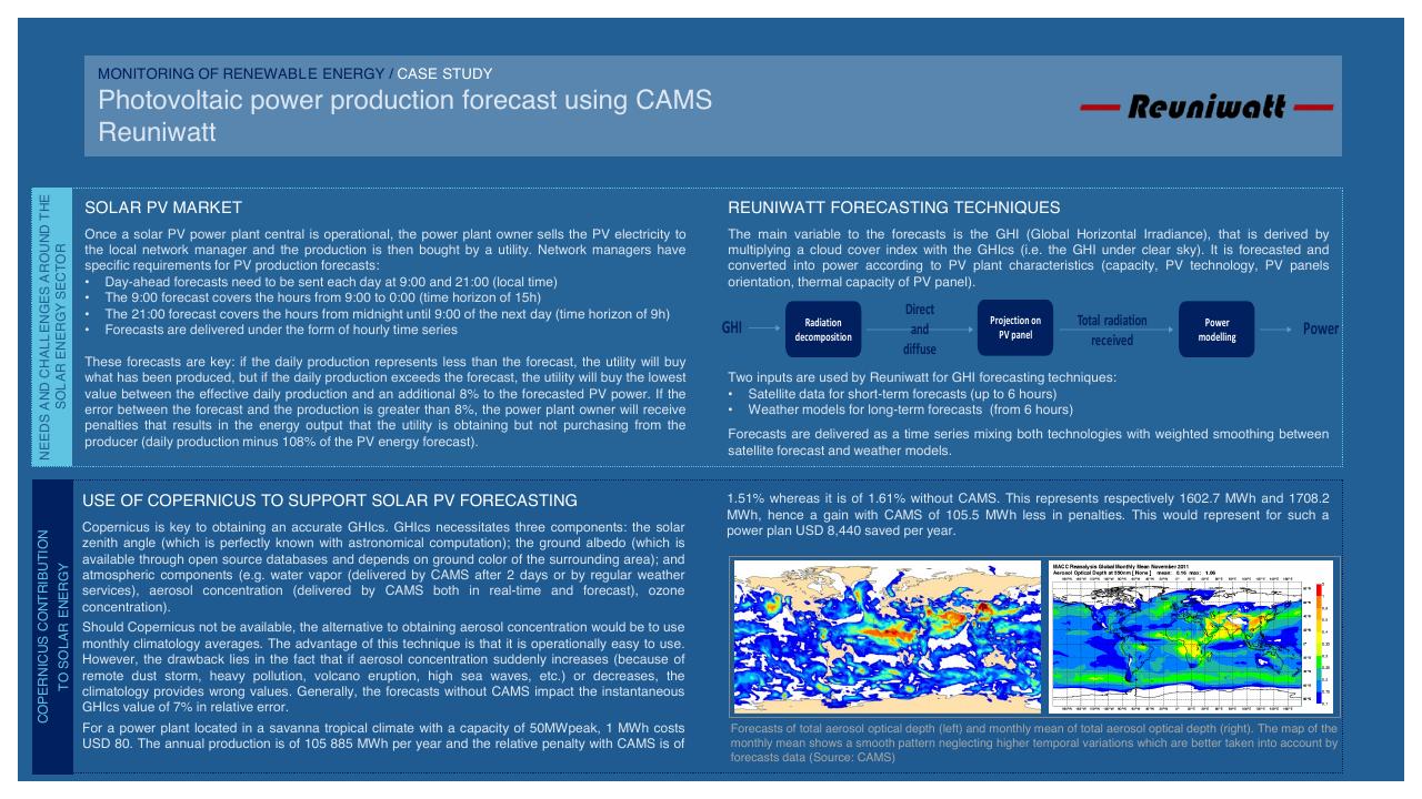 Case Study slide 109 from Copernicus Market Report February 2019 PwC