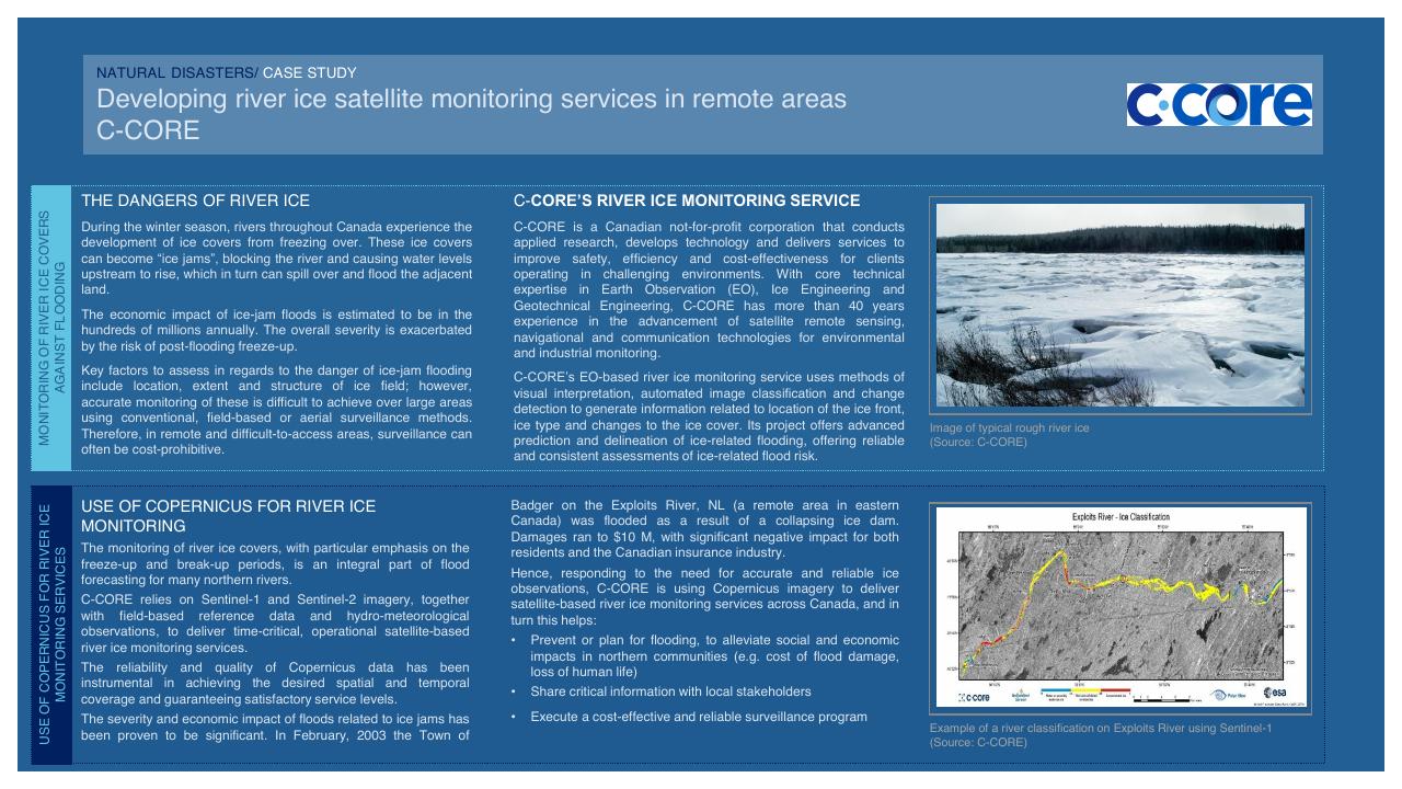 Case Study slide 140 from Copernicus Market Report February 2019 PwC