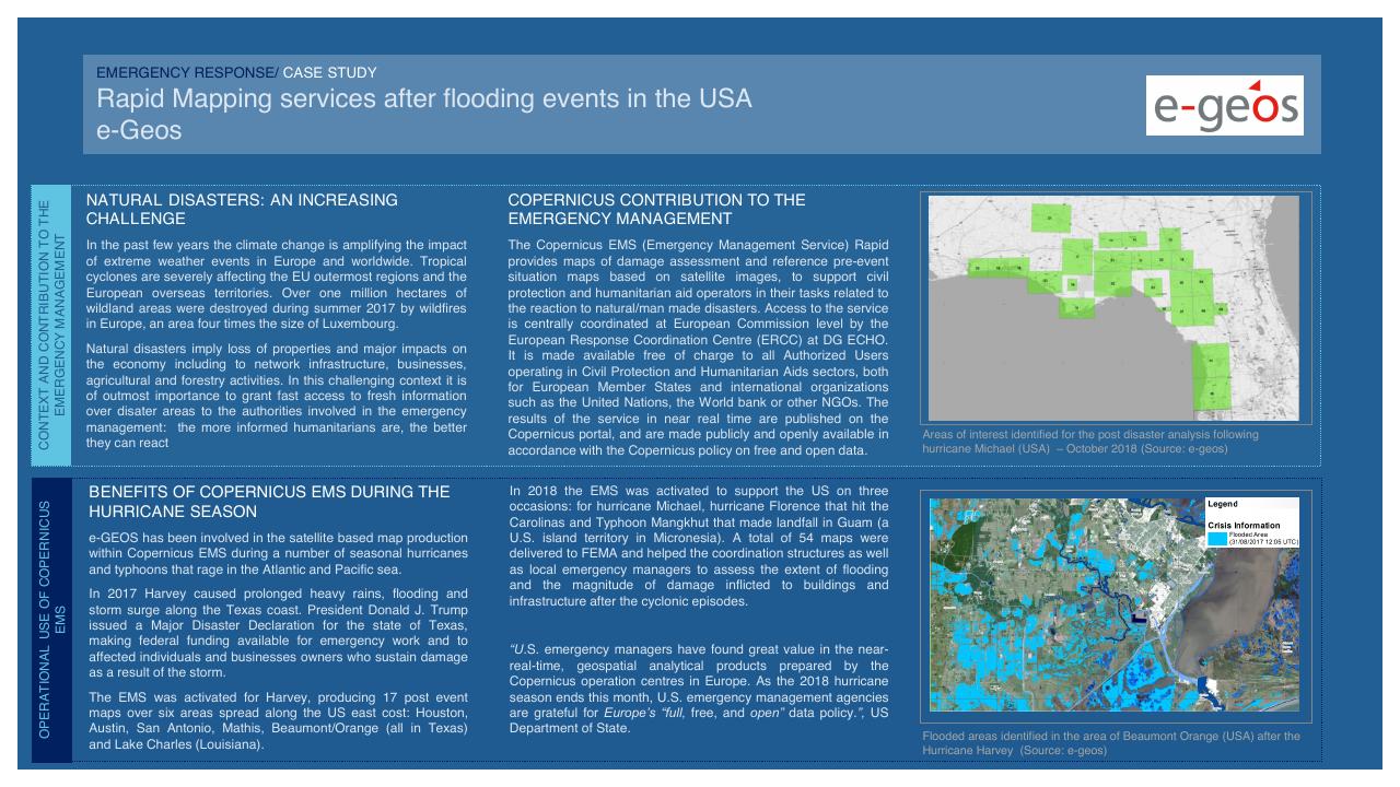 Case Study slide 141 from Copernicus Market Report February 2019 PwC