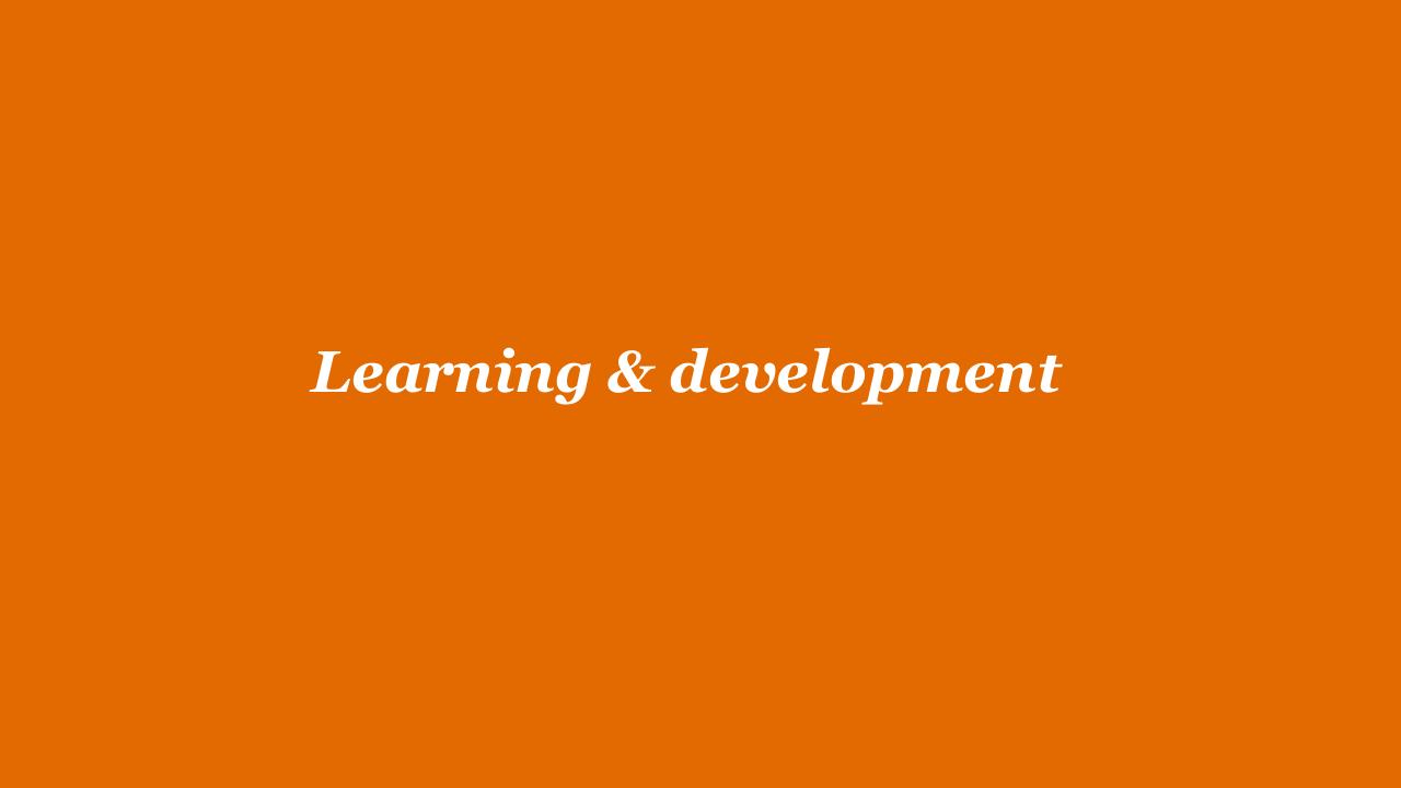 Section Divider slide 42 from HR Pulse Survey Presentation Of Results PwC
