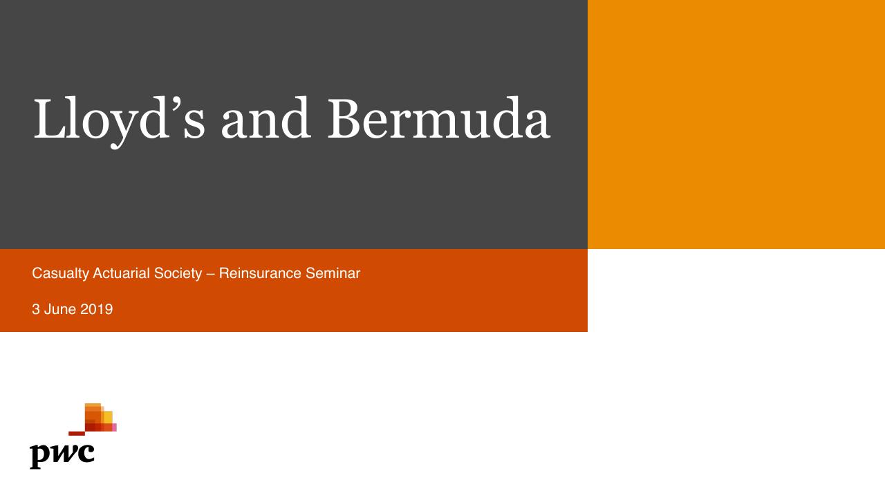 Lloyds And Bermuda PwC consulting deck cover