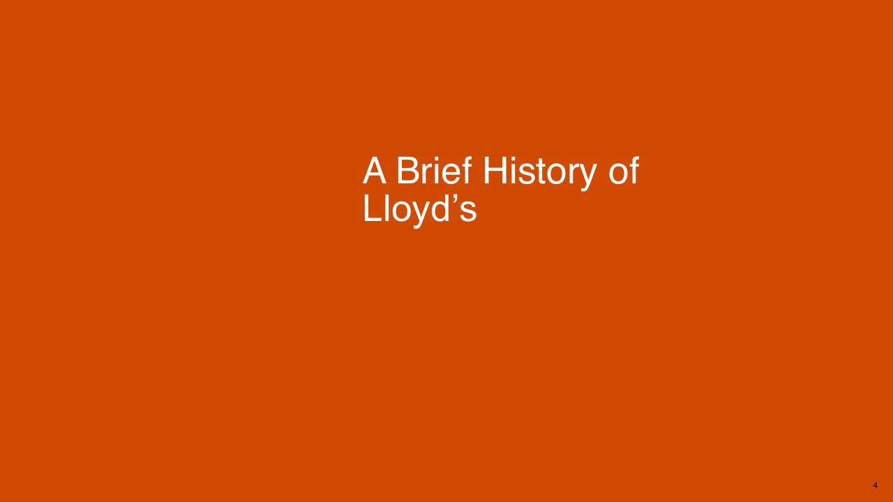 Section Divider slide 4 from Lloyds And Bermuda PwC
