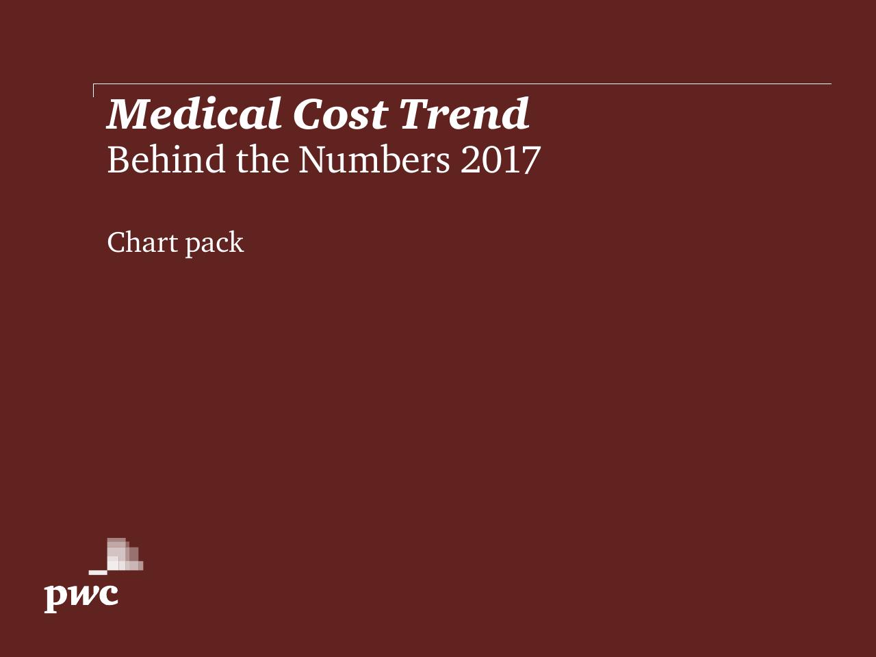Medical Cost Trend Behind The Numbers 2017 consulting deck cover