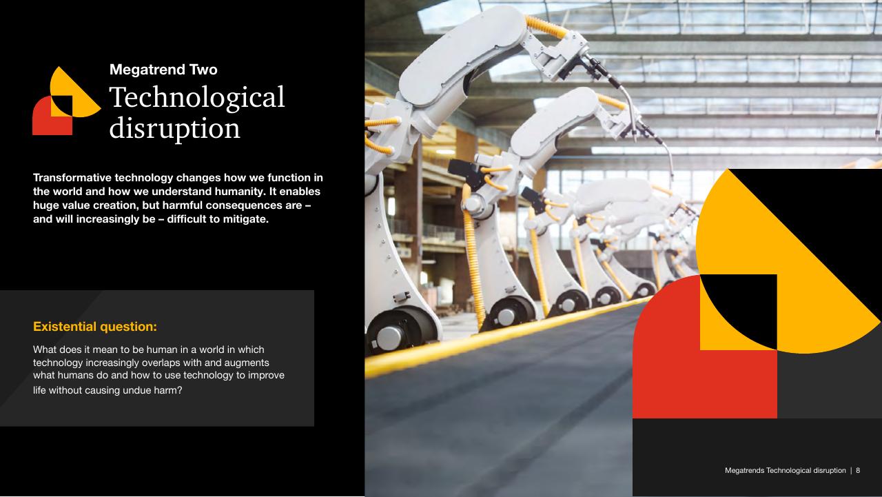Text slide 8 from Megatrends Five Global Shifts Reshaping The World We Live In PwC