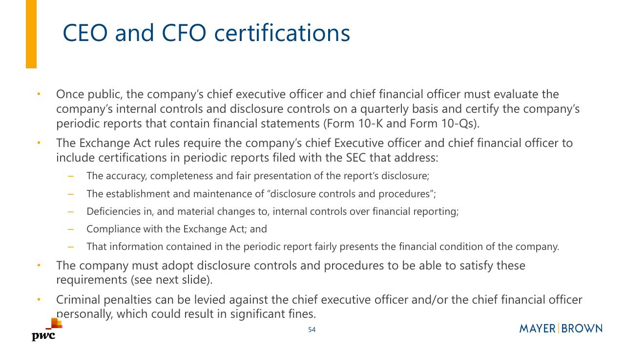 Text slide 54 from Merging With A Spac Preparing For Life As A Public Company PwC