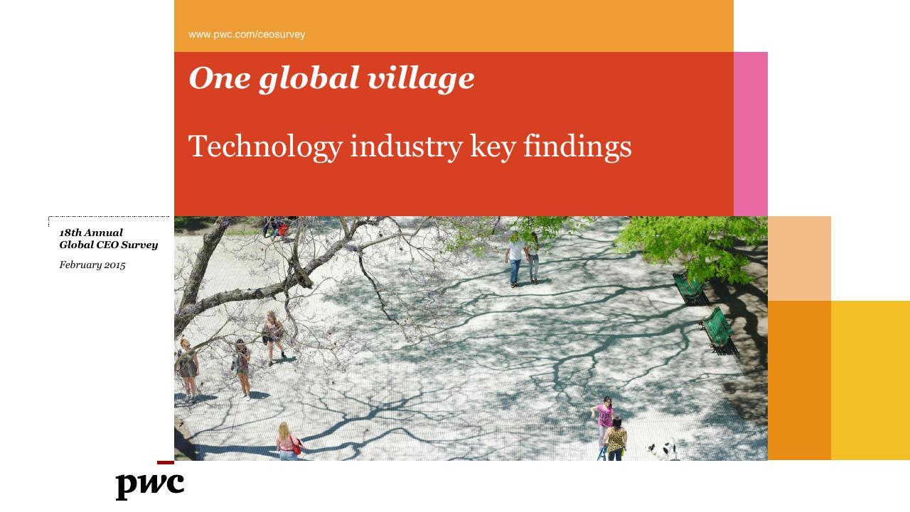 One Global Village Technology Industry Key Findings consulting deck cover