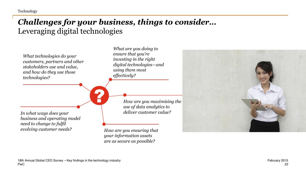Framework slide 22 from One Global Village Technology Industry Key Findings