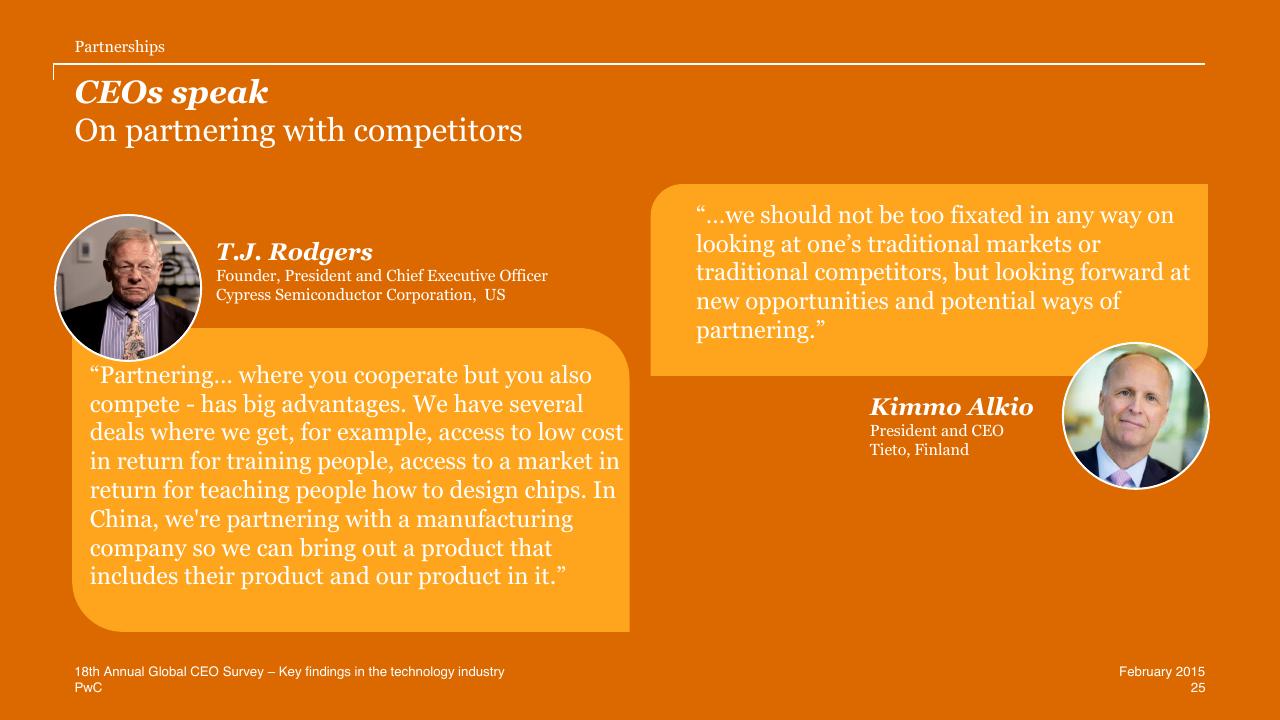 Quote slide 25 from One Global Village Technology Industry Key Findings