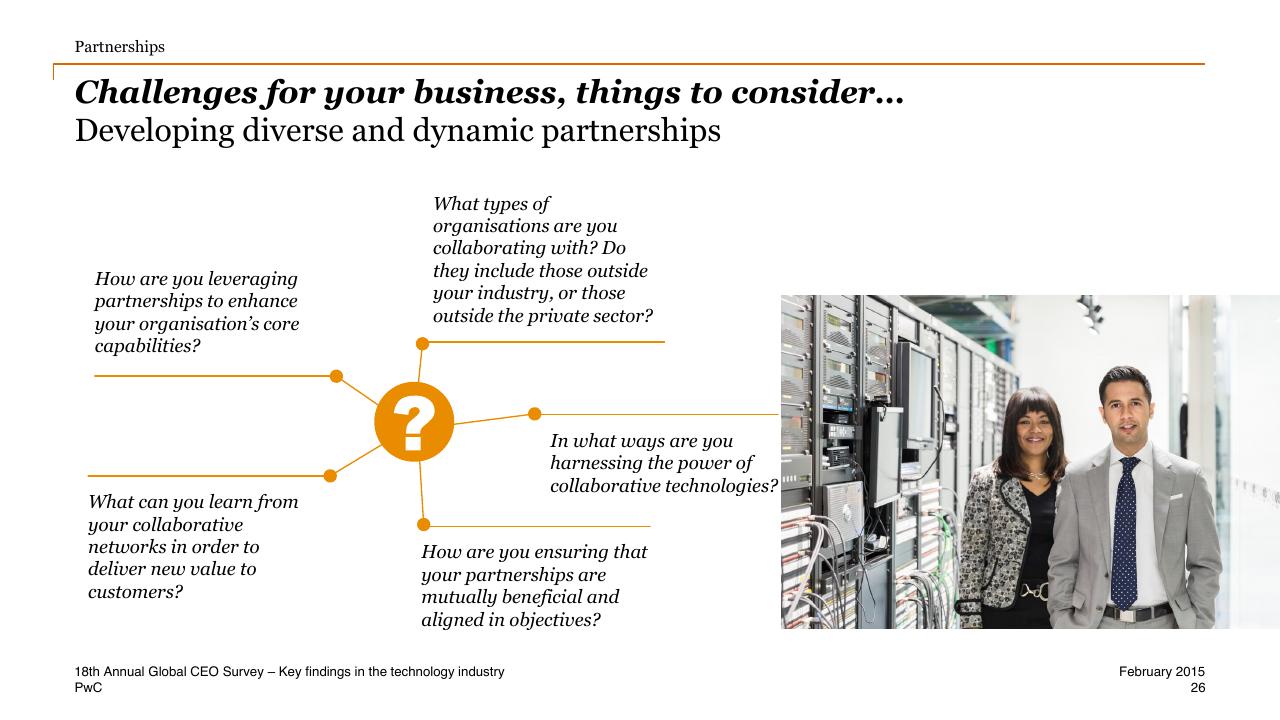 Text slide 26 from One Global Village Technology Industry Key Findings