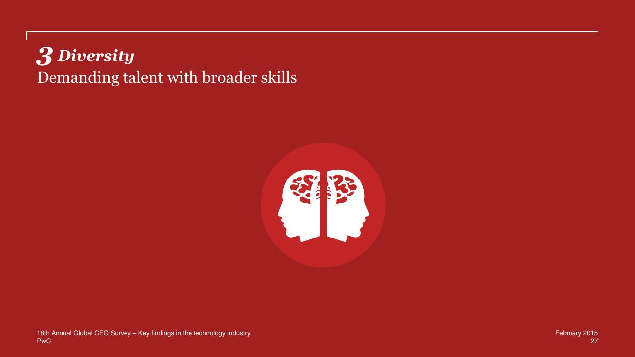 Section Divider slide 27 from One Global Village Technology Industry Key Findings