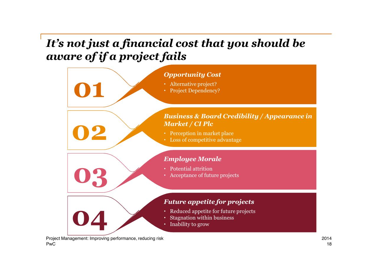 Process slide 18 from Project Management Improving Performance Reducing Risk