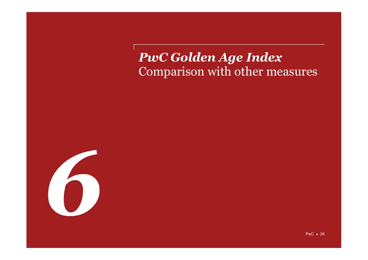 Section Divider slide 26 from PwC Golden Age Index How Well Are Oecd Economies Adapting To An Older Workforce_