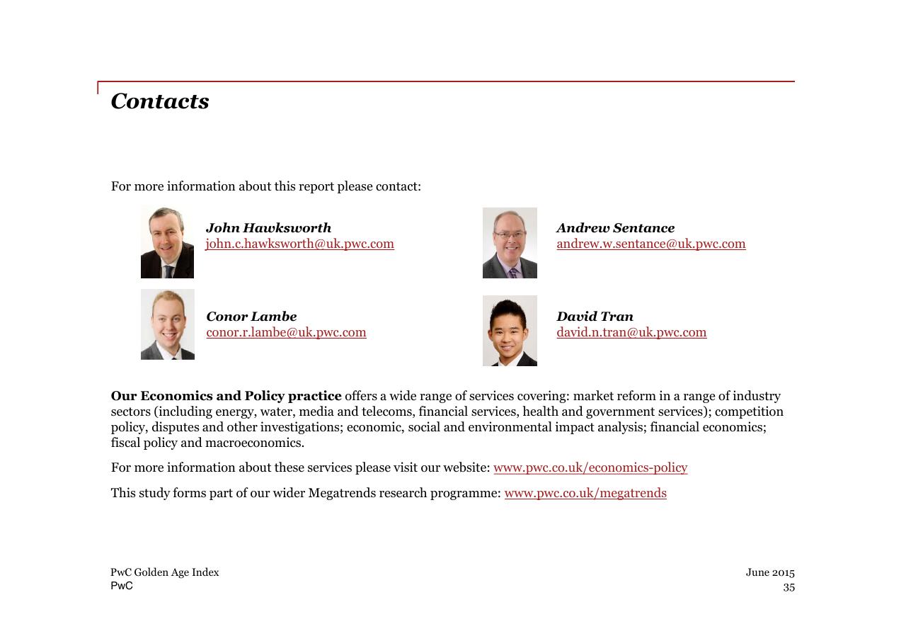 Team slide 35 from PwC Golden Age Index How Well Are Oecd Economies Adapting To An Older Workforce_