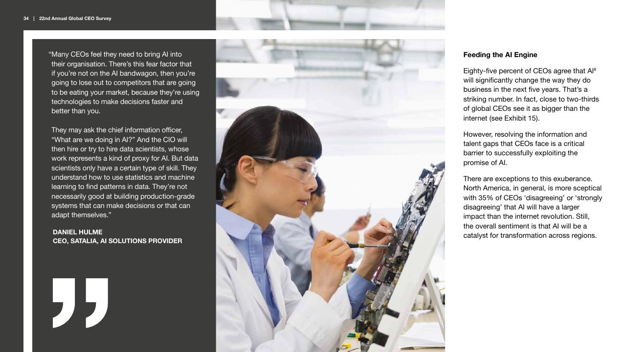 Quote slide 34 from Pwc_s 22nd Annual Global CEO Survey PwC