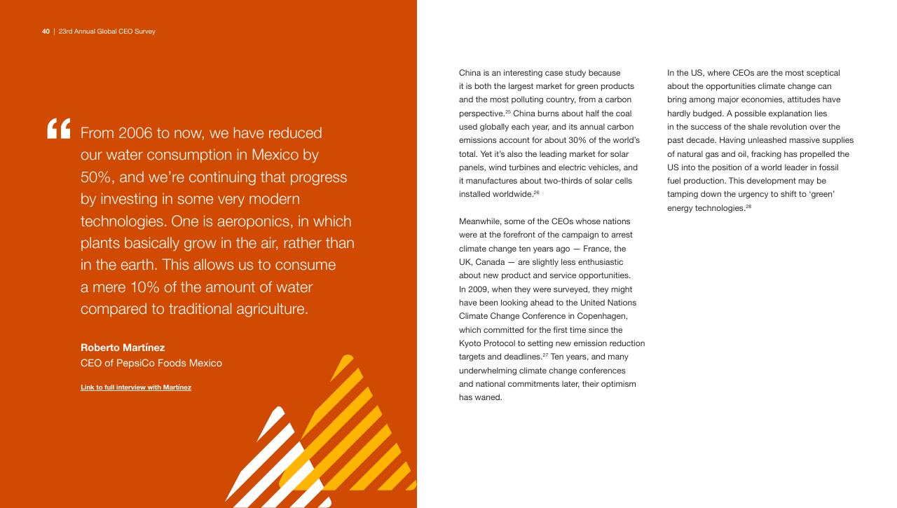 Text slide 40 from Pwc_s 23rd Annual Global CEO Survey PwC