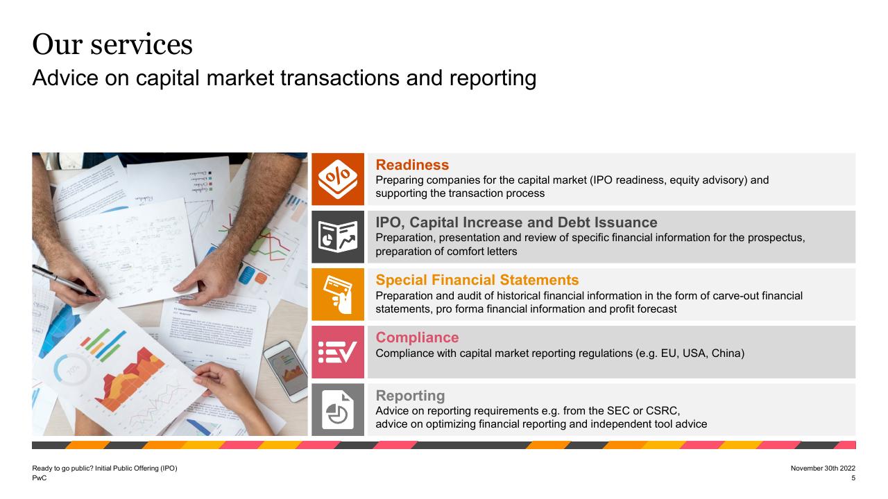 Text slide 5 from Ready To Go Public_ Initial Public Offering Ipo PwC