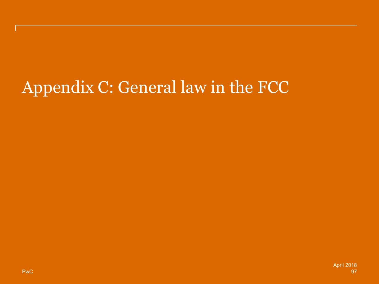 Section Divider slide 97 from Review Of Efficiency Of The Operation Of The Federal Courts PwC