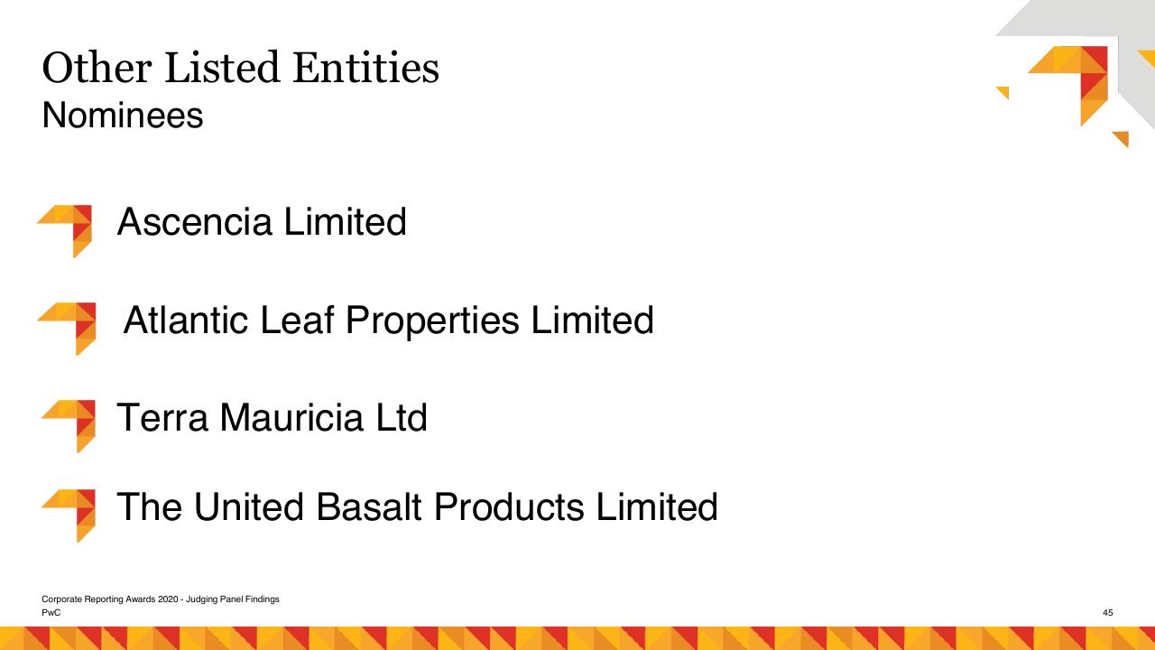Text slide 45 from Risk Management As A Catalyst For Growth PwC