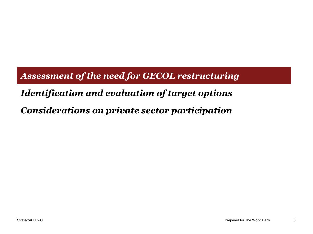 Section Divider slide 7 from Task A Sector Performance And Structural Sector Reform