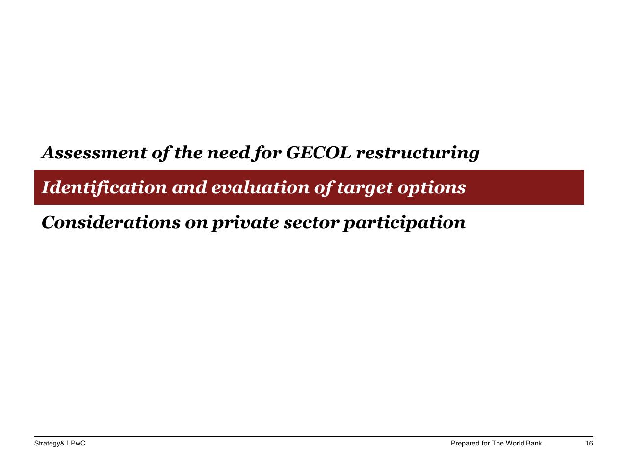 Section Divider slide 17 from Task A Sector Performance And Structural Sector Reform