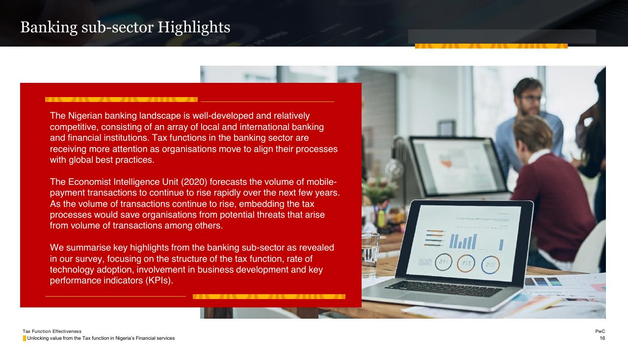 Text slide 16 from Tax Function Effectiveness PwC