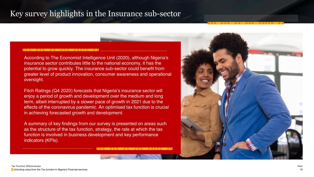 Text slide 19 from Tax Function Effectiveness PwC