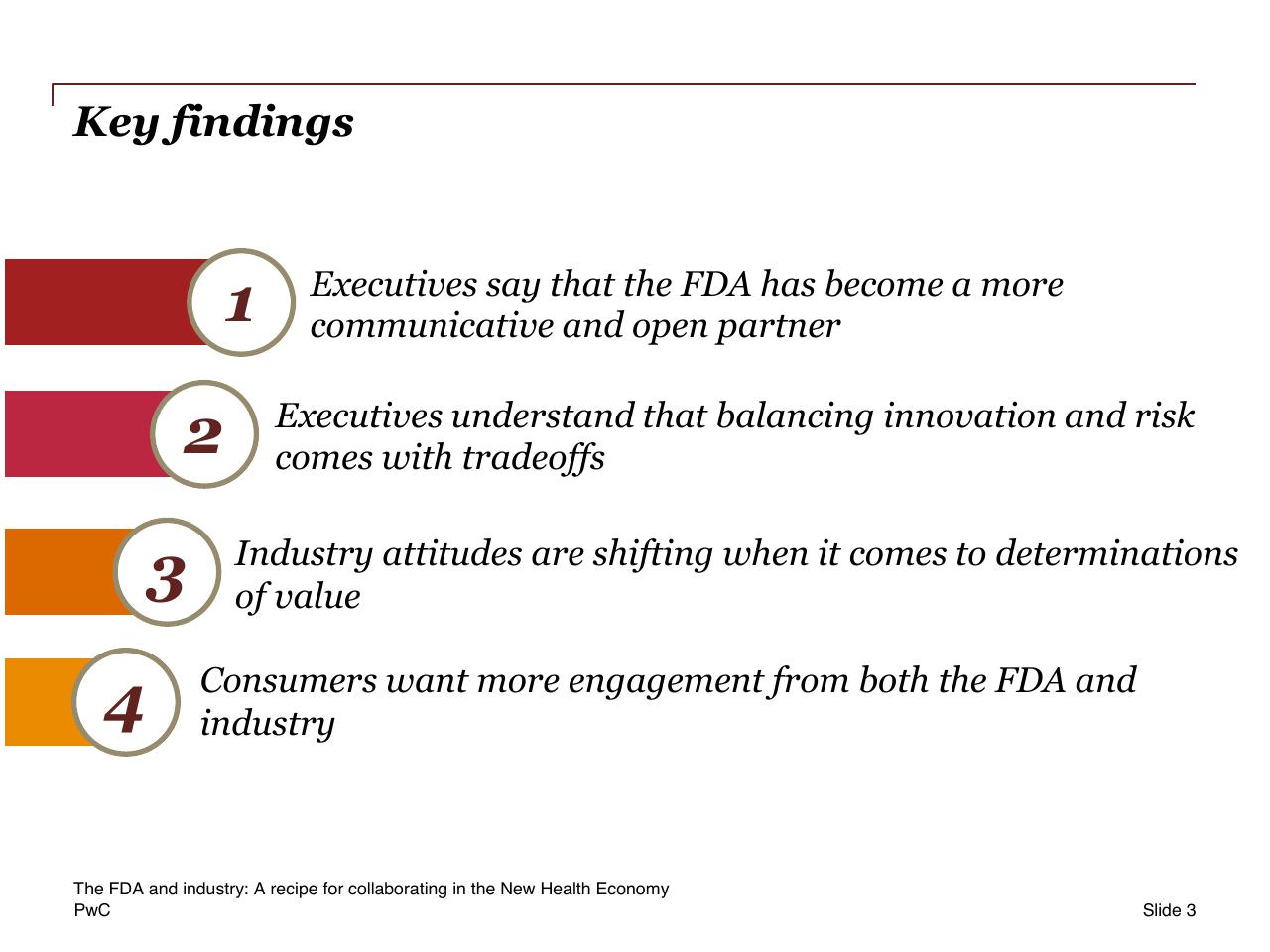 Process slide 3 from The Fda And Industry_ A Recipe For Collaborating In The New Health Economy
