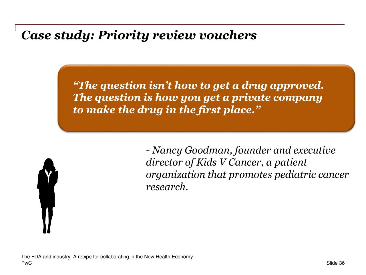Quote slide 36 from The Fda And Industry_ A Recipe For Collaborating In The New Health Economy