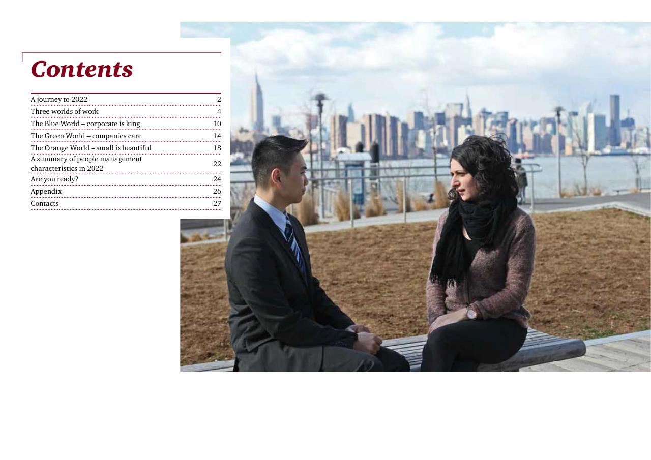 Section Divider slide 2 from The Future Of Work A Journey To 2022 PwC