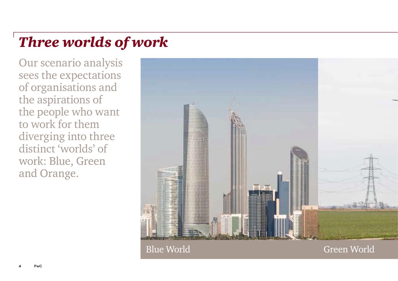 Comparison slide 6 from The Future Of Work A Journey To 2022 PwC