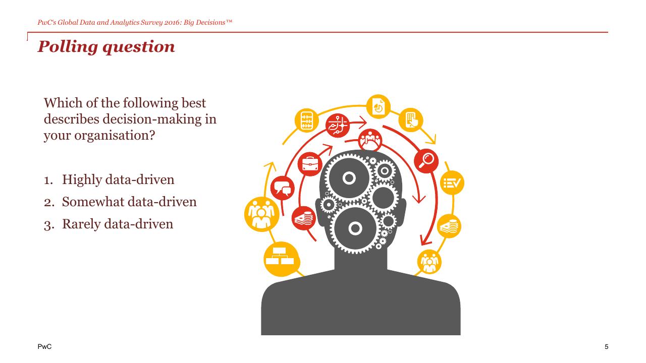 Text slide 5 from The Power Of Analytics For Better And Faster Decisions