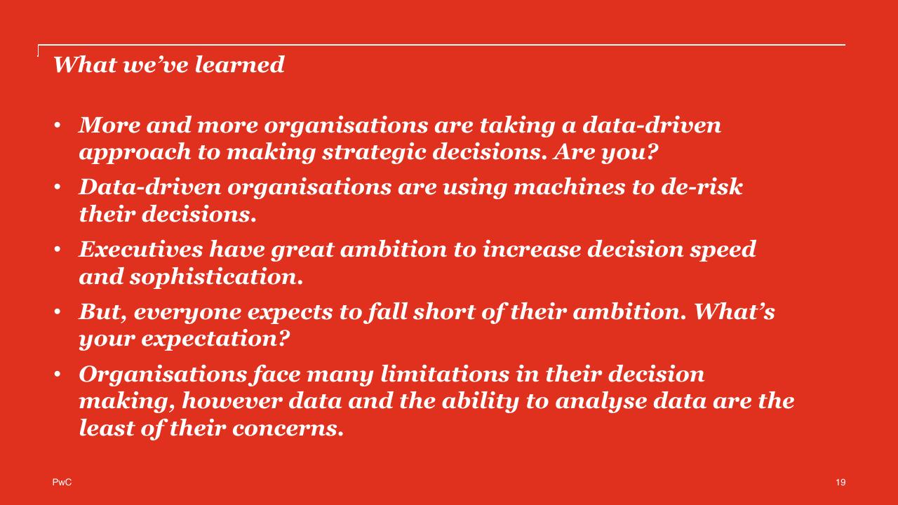 Text slide 19 from The Power Of Analytics For Better And Faster Decisions