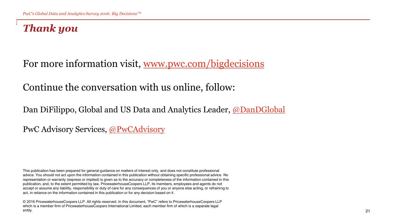 Text slide 20 from The Power Of Analytics For Better And Faster Decisions